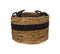 HSM Collection Mandenset Malibu - Waterhyacint - zwart/naturel - set van 2