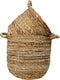 HSM Collection-Mandenset S/2-ø35x33/ø30x30-Naturel-Bananenblad