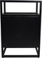 HSM Collection Nachtkastje Mango Zwart Links