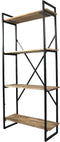 HSM Collection Opbergrek 80cm Naturel/Zwart Mangohout/Metaal