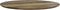 HSM Collection-Ovaal Salontafelblad Bern-130x80x2,5-Naturel-Mango