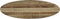 HSM Collection-Ovaal Salontafelblad Bern-130x80x2,5-Naturel-Mango