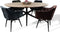 HSM Collection-Ovale Eettafel Bern Swiss Edge-180x100x76-Naturel/Zwart-Mango/Metaal