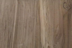 HSM Collection Ovale eettafel met kruispoot - 240x120 cm - blank - teak