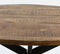HSM Collection-Ovale Eettafel Melbourne-200x100x76-Naturel/Zwart-Mango/Metaal
