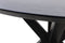 HSM Collection-Ovale Eettafel Zurich-200x100x76-Zwart-Acacia/Metaal