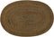 HSM Collection - Ovale placemat set van 4 - 45x30x2 - Naturel - Rotan - Set van 4
