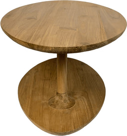 HSM Collection-Ovale Salontafel Coffees-80x50x35-Naturel-Teak