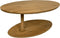 HSM Collection-Ovale Salontafel Coffees-80x50x35-Naturel-Teak
