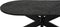 HSM Collection-Ovale Salontafel Mozaiek-120x60x44-Zwart-Mango/Metaal