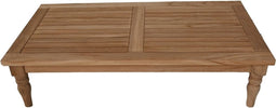 HSM Collection-Rechthoek Tuinsalontafel Bahama-125x70x30-Naturel-Teak