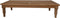 HSM Collection-Rechthoek Tuinsalontafel Bahama-125x70x30-Naturel-Teak