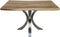 HSM Collection - Rechthoekig tafelblad - 280x80-100x6 - Naturel - Munggur