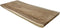 HSM Collection-Rechthoekig Tafelblad-450x100-130x10-Naturel-Munggur