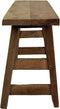 HSM Collection-Rechthoekige Bank-80x23x45-Naturel-Teak