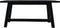 HSM Collection-Rechthoekige Bank Lawas-100x27x46-Zwart-Teak