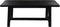 HSM Collection-Rechthoekige Bank Lawas-100x27x46-Zwart-Teak