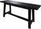 HSM Collection-Rechthoekige Bank Lawas-100x27x46-Zwart-Teak