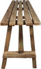 HSM Collection-Rechthoekige Bank Napels-120x30x47-Naturel-Teak