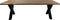 HSM Collection-Rechthoekige Eettafel Soho Luxe1-280x100x76-Naturel/Zwart-Acacia/Metaal