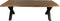 HSM Collection-Rechthoekige Eettafel Soho Luxe1-240x100x76-Naturel/Zwart-Acacia/Metaal