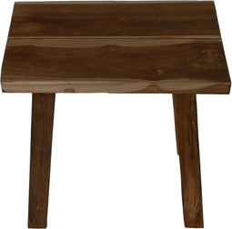 HSM Collection-Rechthoekige Kruk-45x29x45-Naturel-Teak