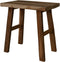 HSM Collection-Rechthoekige Kruk-45x29x45-Naturel-Teak
