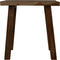 HSM Collection-Rechthoekige Kruk-45x29x45-Naturel-Teak