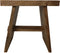 HSM Collection-Rechthoekige Kruk-45x35x45-Naturel-Teak