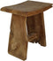 HSM Collection-Rechthoekige Kruk Buffalo-40x30x45-Naturel-Teak