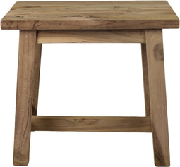 HSM Collection-Rechthoekige Kruk Lawas-50x27x46-Naturel-Teak