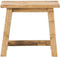 HSM Collection-Rechthoekige Kruk Lawas-50x27x46-Naturel-Teak