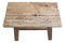 HSM Collection-Rechthoekige Kruk Lawas-50x27x46-Naturel-Teak