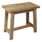 HSM Collection-Rechthoekige Kruk Lawas-50x27x46-Naturel-Teak