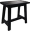 HSM Collection-Rechthoekige Kruk Lawas-50x27x46-Zwart-Teak