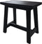 HSM Collection-Rechthoekige Kruk Lawas-50x27x46-Zwart-Teak