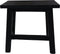 HSM Collection-Rechthoekige Kruk Lawas-50x27x46-Zwart-Teak