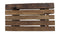 HSM Collection-Rechthoekige Kruk Rustiek-55x30x47-Naturel-Teak