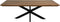 HSM Collection-Rechthoekige Salontafel Zurich-2-130x75x44-Naturel/Zwart-Acacia/Metaal