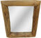 HSM Collection-Rechthoekige Spiegel-50x7x60-Naturel-Teak