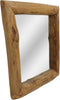 HSM Collection-Rechthoekige Spiegel-50x7x60-Naturel-Teak