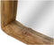 HSM Collection-Rechthoekige Spiegel-50x7x60-Naturel-Teak