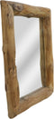 HSM Collection-Rechthoekige Spiegel-50x7x70-Naturel-Teak