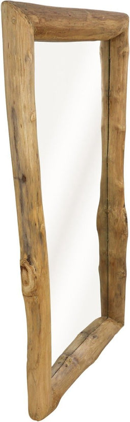 HSM Collection-Rechthoekige Spiegel-60x6x120-Naturel-Teak