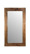 HSM Collection-Rechthoekige Spiegel Rustiek-160x3x90-Naturel-Teak