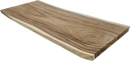 HSM Collection-Rechthoekige Eettafel-2-180x80-90x78-Naturel/Zwart-Munggur/Metaal