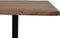 HSM Collection-Rechthoekige Eettafel-140x80x76-Naturel/Zwart-Acacia/Metaal