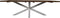 HSM Collection-Rechthoekige Tuintafel-180x90x76-Naturel/Wit-Teak/Metaal