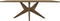 HSM Collection -Rechthoekige tafel - 220x110x76 - Naturel - Oud Teak