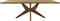 HSM Collection -Rechthoekige tafel - 220x110x76 - Naturel - Oud Teak